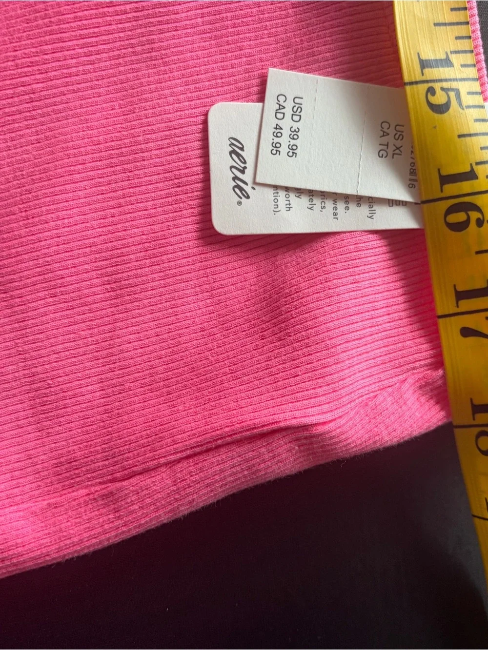 aerie Bright Pink Swim Skirt with Side Drawstring